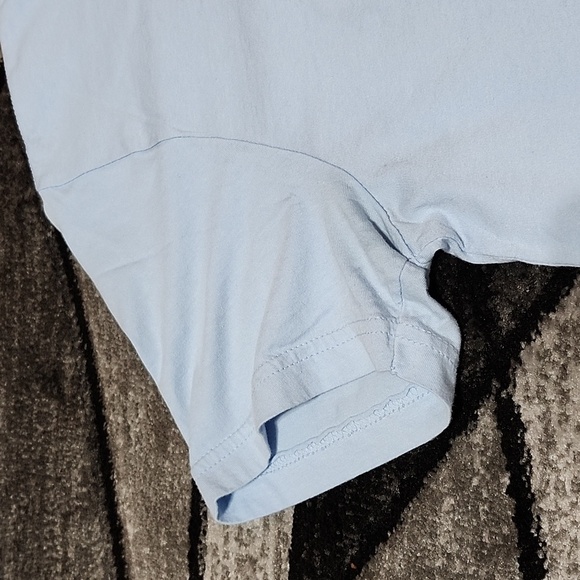 BUSCH LATTE BREW CITY BRAND ANHEUSER-BUSCH ST. LOUIS MO BLUE CREW-NECK TEE-SHIRT - Picture 4 of 9